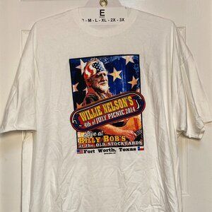 Willie Nelson Authentic Franks Bros' Print Tee